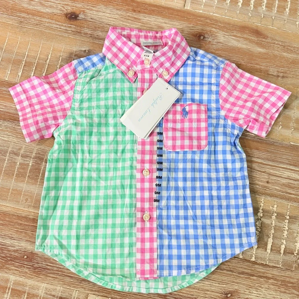 NWT Ralph Lauren Baby Button Up